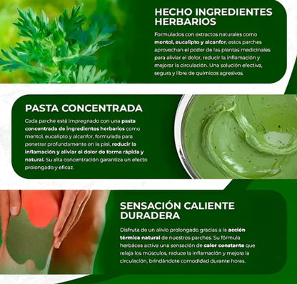 Pack 30 Parches Alivio inmediato Rodillas y Artrosis